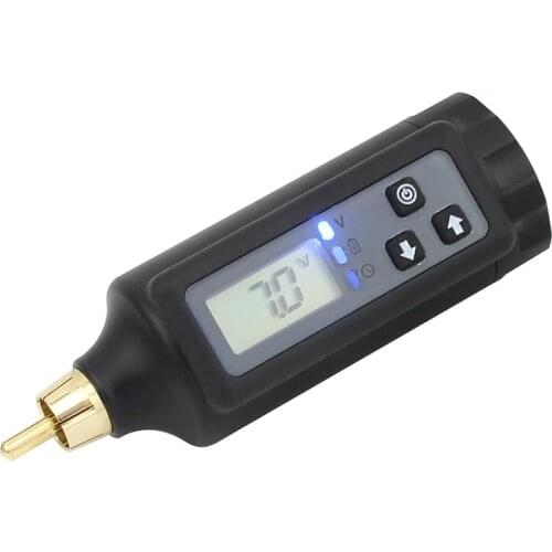 Mini Tattoo Battery Pack Wireless Tattoo Power Supply LCD Display for Tattoo Pen Machines Metal Shell Material