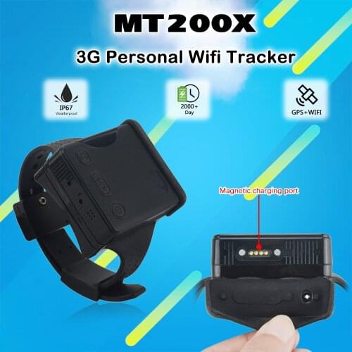 MT200X/MT-200X 3G WCDMA GPS Tracker for Prisoner/offender GPS Tracker Locator Smart Watch Waterproof Realtime tracking 1800mah