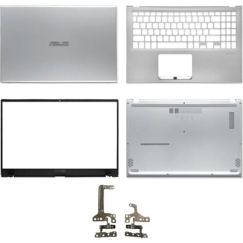 New For ASUS VivoBook 15 X512 V5000F Laptop Top Case LCD Back Cover Front Bezel Palmrest Bottom Case Hinges A B C D Cover 15.6"