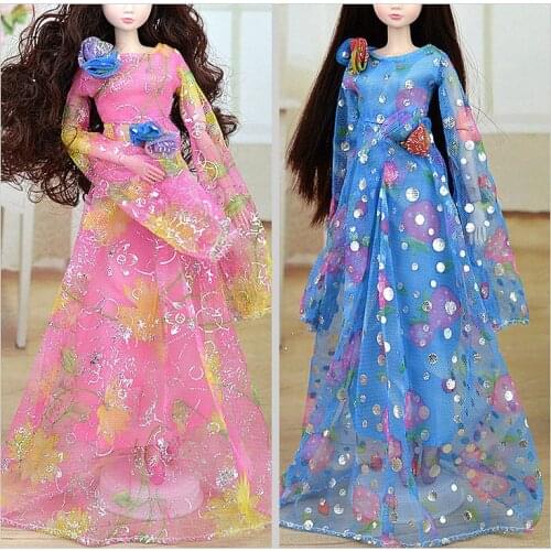 30cm Doll Dress Fashion Clothes suit for licca For Barbie Doll for blythe Accessories Baby Toys Best Girl' Gift