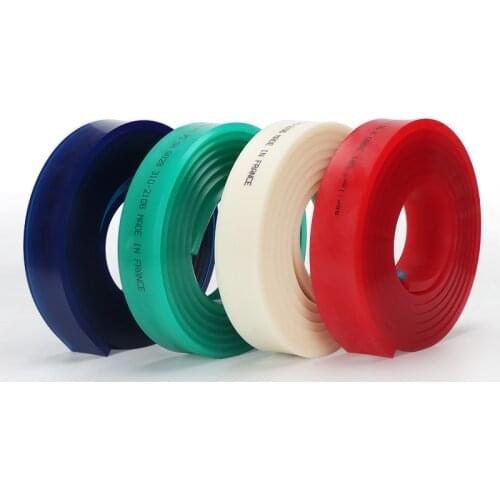 50mm*9mm Flat Silkscreen Squeegee Rubber 55A 65A 75A 80A DIY Silk Screen Printing Ink Scratch Board Tools Squeegee Rubber Blade