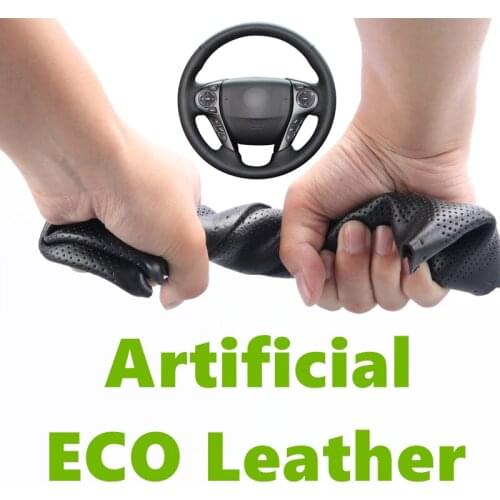 Hand stitched Artificial Leather Car Steering Wheel Cover for Honda Accord 9 2013 2014 2015 2016 2017 Crosstour 2013 2014 2015