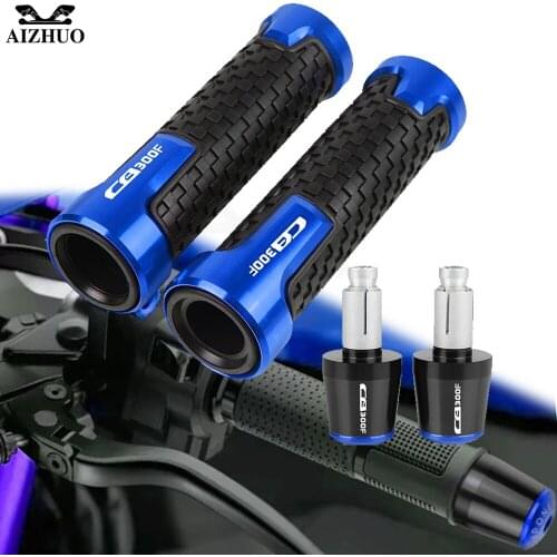 CB 300 FOR HONDA CBR300R/CB300F/FA 2014-2018 2016 2017 7/8"22mm Motorcycle Accessories Handlebar Grips Handle Bar Cap End Plug