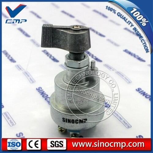 SINOCMP 3 plug 7N-4160 Short Key Ignition Switch for Excavator Starter Motor