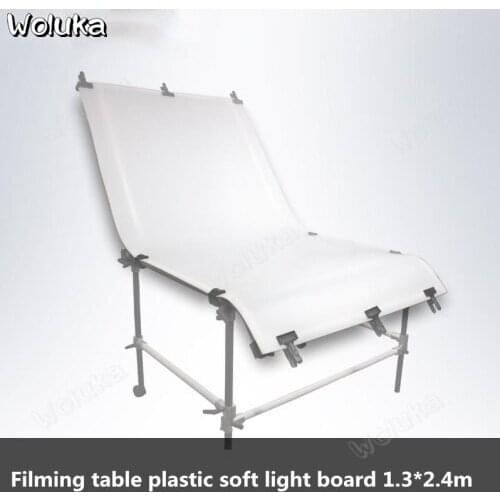 Filming table plastic soft light board 1.3*2.4m photographic equipment one side matte one side smooth CD50 T08