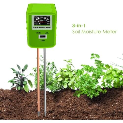 3-In-1 Soil Tester Soil PH/Humidity/Light Meter For Indoor Outdoor Use Suitable For Both Indoor And Outdoor Tool