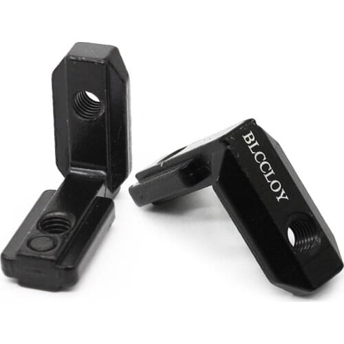 BLCCLOY 2020 Zinc Alloy Inner Joint Corner Connector, 10/20/50Pcs 2020 L Joint Bracket with Screws for 20x20 Extrusion Profile