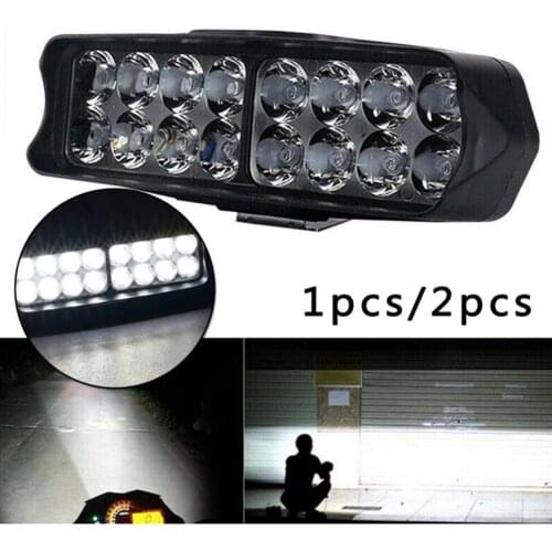 Waterproof Motorcycle Front Light Spot Headlight Super Bright 16 LED 24W