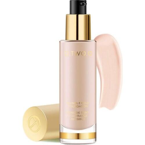O.TWO.O Liquid Foundation Invisible Full Coverage Make Up Concealer Whitening Moisturizer Waterproof Makeup Foundation T1498