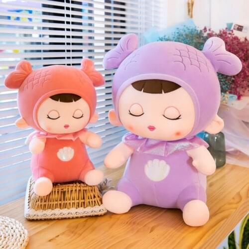 Zqswkl 35/50cm cute angel fish doll plush toy girl birthday gift large stuffed animals stuffed toys plushie pillow hugs
