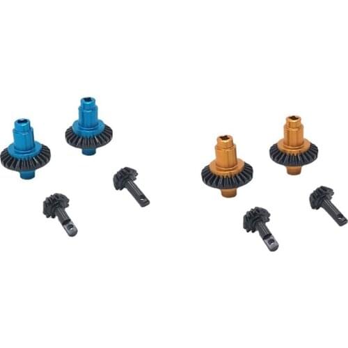 2 Set Metal Front Rear Axle Gear Differential for XIAOMI Suzuki Jimny 1/16 RC Car Upgrade Parts Modified Accessories