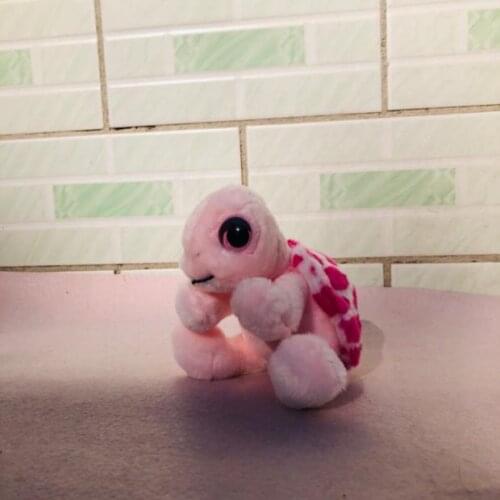 2019 Cute Soft Simulation Lepidochelys Olivacea Pink Sea Turtle Plush Toy Children Kids Boys Girls Birthday Gift 16cm PP Cotton