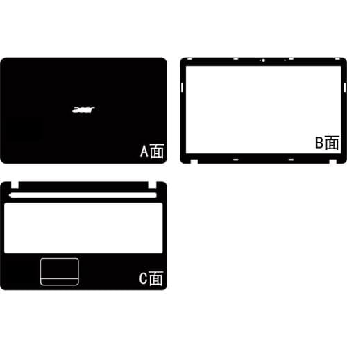 Laptop Leather/Carbon fiber Skin Sticker Cover For Acer Nitro AN515-44 15.6-inch