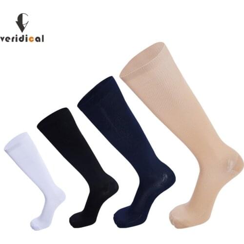 5 Pairs 20-30 MmHg Graduated Compression Socks Firm Pressure Circulation Quality High Orthopedic Support Stockings Hose Sock
