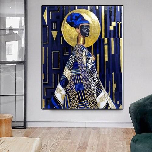 African Graffiti Women Canvas Painting Figure Posters And Prints Modern Wall Art Pictures Living Room Home Decor