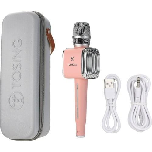 TOSING G1 Karaoke Bluetooth Wireless Microphone TWS Duet Sining Noise Reduction Microphon Broadcasting Recording for iOS/Android