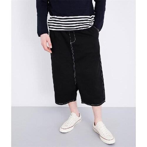 Spring/Summer hot style Mens Cargo Pants Solid Color Denimen Cotton Junior Fashion Shorts Low Level Harlem Lacks