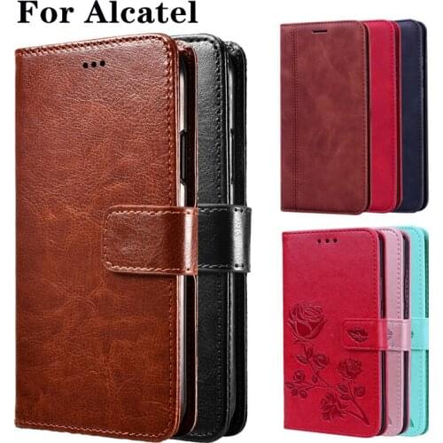 Wallet Case For Alcatel 1SE 1S Smart Flip Selfie Stand Cover For Alcatel 5030F 5030U 5028Y 5024D Leather Funda Coque Cases