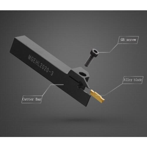 GULING CNC cutter bar outer diameter slotting cutter bar MGEHL 2020-2525-3232-2-4 reverse cutter outer slotting cutter