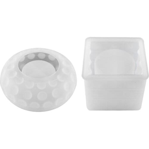 Jewelry Storage Box Molds Tealight Candle Holder Silicone Mold For DIY Crystal Epoxy Resin Box Jewelry Tool Casting Molds