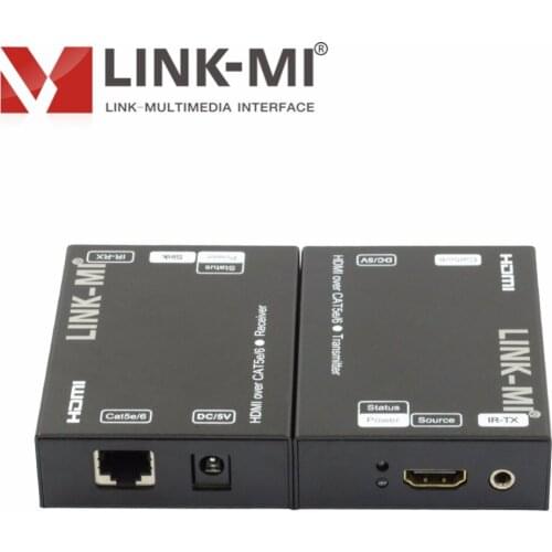LINK-MI 60M HDMI Extender Over Single Cat5e/6 Cable 3D 1080p HD Video IR Extender