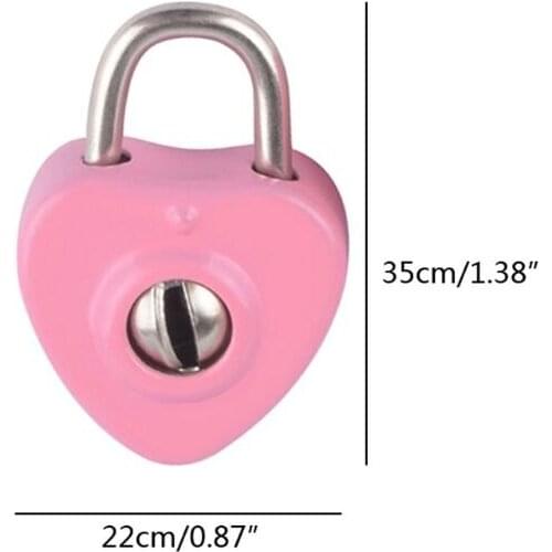 Mini Padlocks Key Lock With Key Luggage Lock for Zipper Bag Backpack Craft Diary