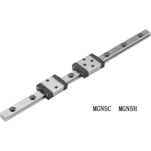 KGT 3D Printer MGN5C MGN5H L 34mm 44mm 50mm 100 miniature linear rail slide 1pcs MGN linear guide MGN carriage