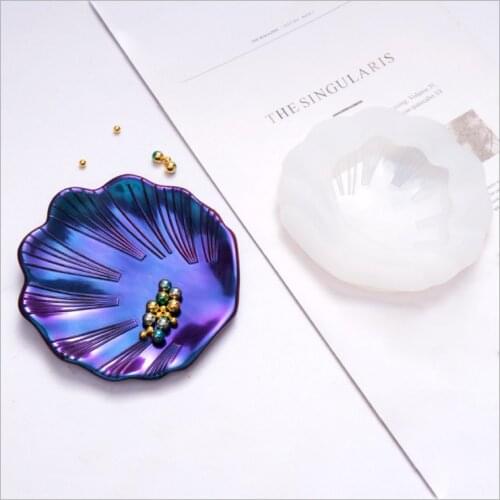 NEW Transparent Silicone Mould Resin Decorative Craft DIY Striped shell shape Type epoxy resin molds for jewelry making tools