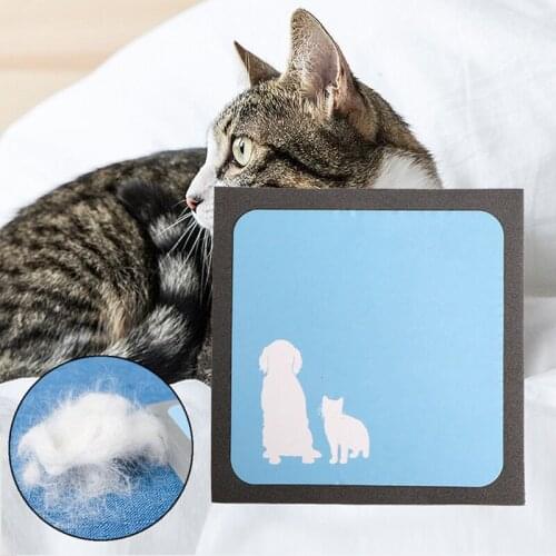 Static Electricity Animal Cat Dog Brush Foam Sponge Pet Hair Fur Remover Cleaner Household Car Seats Beds Mats Cleaning Tools