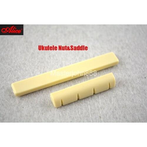 Lots of 20 Sets Alice A030A/B Ukulele Nut&Saddle Ivory Free Shipping Wholesales