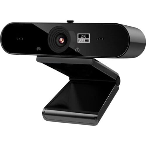 Webcam 2K HD Web Camera With Microphone,Video PC Camera Live Online Teaching USB Webcam for Live Streaming Gaming