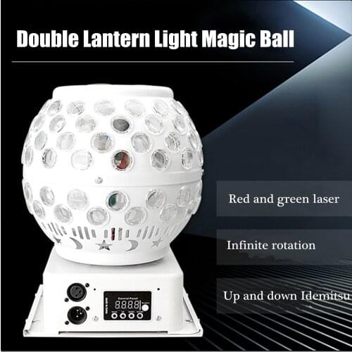 Boule De Cristal rotative LED Son Activé Danse Disco Lumière Stroboscopique DJ Magique Led Lumières D'étape Pour Les Vacances De