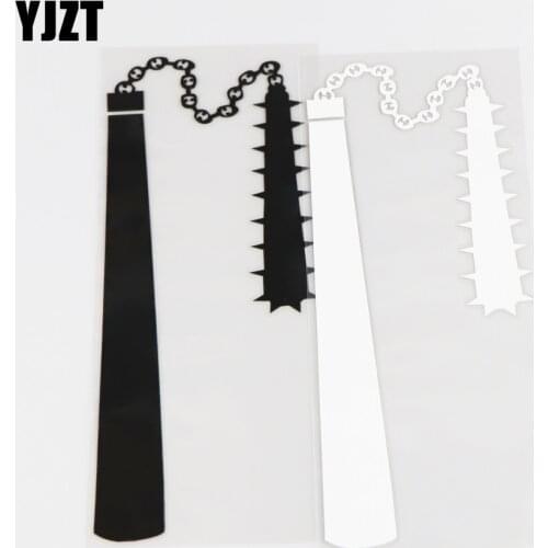 YJZT 7.5CM×18.4CM Creative Ancient Weapon Meteor Club Fashion Car Sticker Vinyl Decal Decorative Pattern 1C-0034