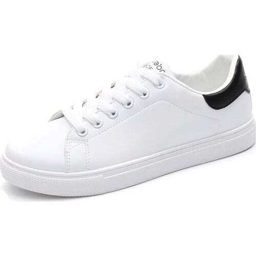 Women Shoes 2018 Women Sneakers Fashion Leather Lace Up Shoes Women Casual Shoes Woman Tenis Feminino