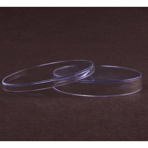 10Pcs/Bag 70mm Sterile Polystyrene Plastic Petri Dish,Plate With Lid,Disposables Diameter=7CM