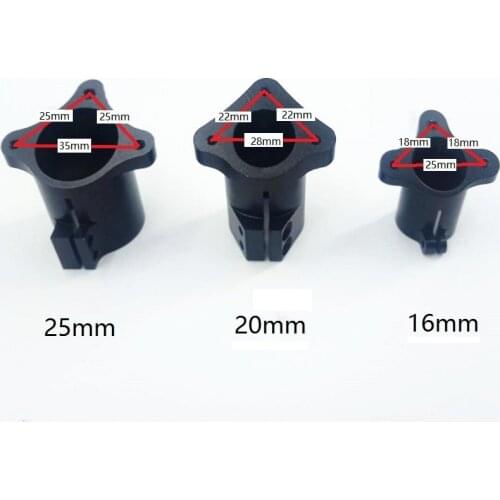 16mm 20mm 25mm aluminium carbon buis connector multi axis vliegtuigen statief aansluiten seat