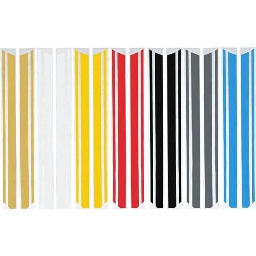 2018 New 1 Roll 120 X 25CM Vinyl Decal Car Hood Side Body Bumper Striped Fashion Style Easy Installation #275039