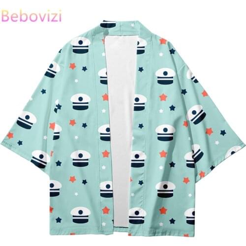 2021 Plus Size XXS-6XL Green Blue Loose Japanese Streetwear Cardigan Women Men Harajuku Haori Cosplay Kimono Top Yukata Clothes