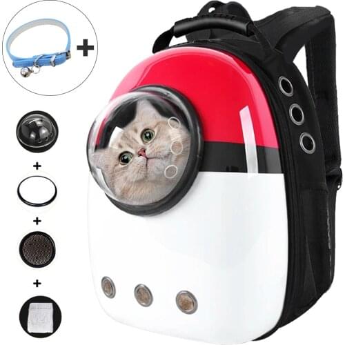 Cat Backpack Cat Carriers Fat Cat Bag Breathable Transport Travel Bags Dog Space Capsule Pet Capsule Astronaut Backpack For Pets