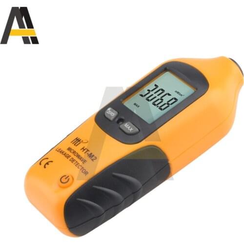 HT-M2 Professional Digital LCD Display Microwave Leakage Detector 2450MHz High Precision 0-9.99mW/cm2 Radiation Meter Tester