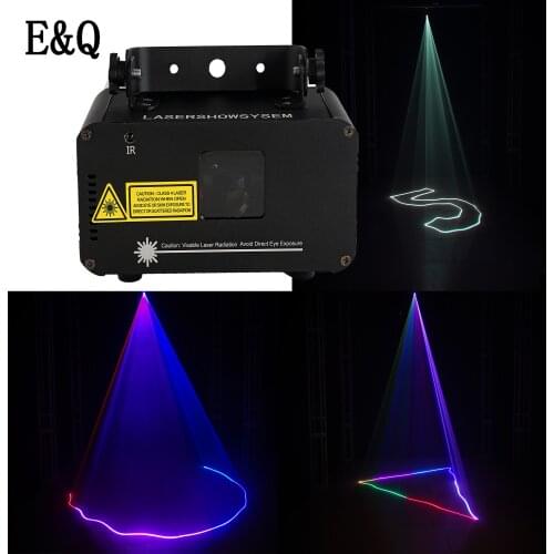 RGB animation laser projector DMX512 scanner DJ disco party holiday Christmas decoration 680Mw LED stage lighting effect