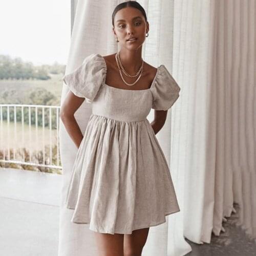 Льняные летние платья JASTIE China At AliExpress