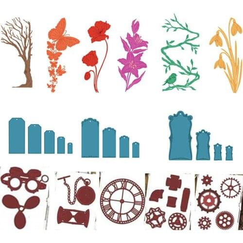 Flowers Lace Frames Background Metal Cutting Dies Stencils For DIY Scrapbooking Paper Card Making Decor Craft