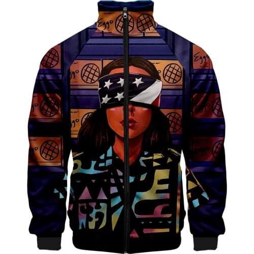 Popular New Mens 3D Zipper Retro Clothing Famous Brand Stranger Things Bomber Jacket Spring Autumn Harajuku Short Biker Jackets