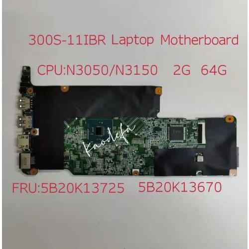 For Lenovo ideapad 330S-11IBR Laptop Motherboard CPU N3050/N3150 2G 64G with Celeron FRU 5B20K13670 5B20K13725 100% Test ok