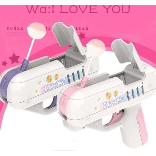 Mini Lollipop Gun Candy Gun Cute Animal Love Surprise Lollipop For Boyfriend Creative Kids Baby Children Toy Girlfriend Gift