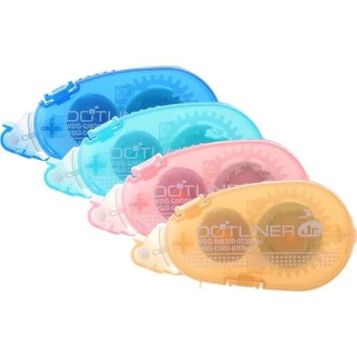 2pcs/pack Refillable Adhesive Applicator Glue Tape Dispenser Double Sided Adhesive Dots Stick Roller Permanent 6mm x 8m