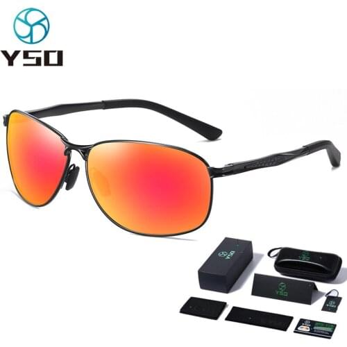 YSO Men Fashion Sunglasses Polarized UV Protection Sun Glasses With Accessories Mens Driving Hiking Fishing Sunglasses