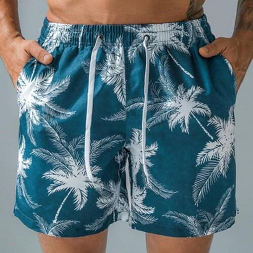 Mens Swimming Trunks Beach Shorts Elastic Waist Breathable Polyester Loose Beach Swimming Pants for Football Training