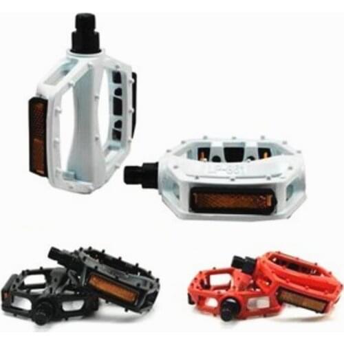 Mountain road bike bicycle pedal Foot lp861 paint white black ball aluminum alloy foot bike parts bicycle parts